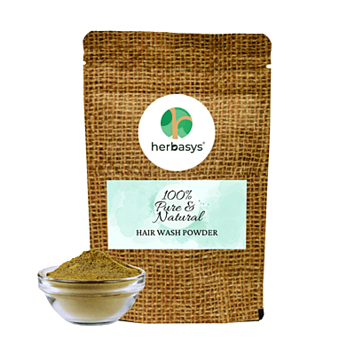 herbasys 100% Pure and Natural Hair Wash Powder (100 g)