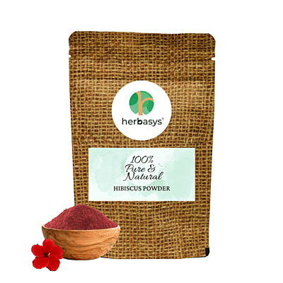 herbasys 100% Pure and Natural Hibiscus Powder | Sembaruthy | (50 g)