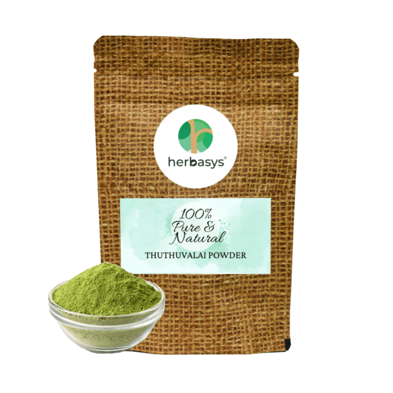 herbasys 100% Pure and Natural Thoodhuvalai (Solanum trilobatum) Powder (50 g) herbasys 100% Pure and Natural Thoodhuvalai (Solanum trilobatum) Powder (50 g)