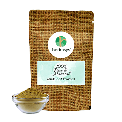 herbasys 100% Pure and Natural Malabar Nut (Adhatoda vasica)Powder (50 g)