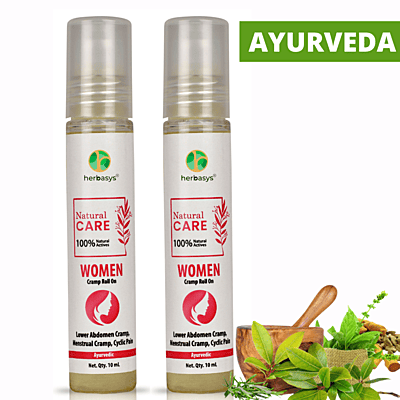 herbasys Natural Care - Women Cramp Roll On (2 x 10 ml)