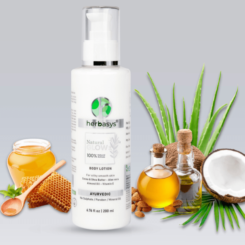 herbasys Natural Glow Ayurvedic Body Lotion (200 ml) herbasys Natural Glow Ayurvedic Body Lotion (200 ml)