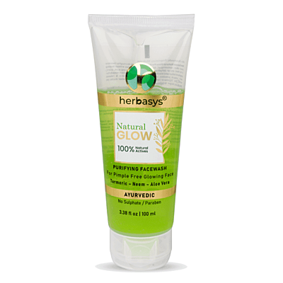 herbasys Natural Glow purifying face wash Face Wash (100 ml)